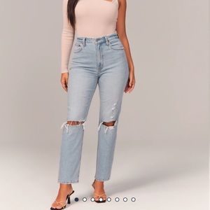 Curve love ankle straight ultra high rise